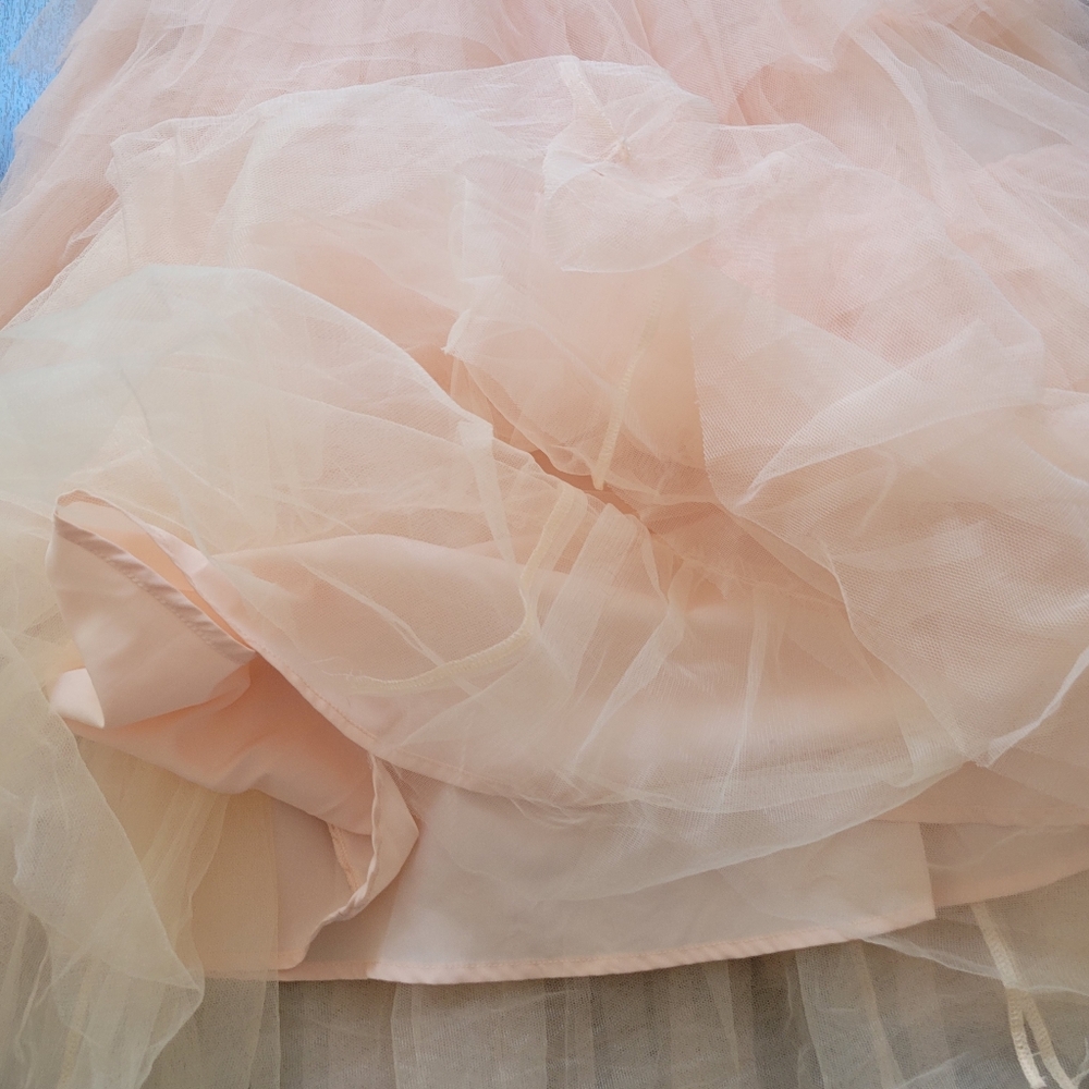 Chicwish Light Pink Tutu Mesh Skirt Tulle Netting Tiered Balletcore Feminine M/L - Picture 6 of 9